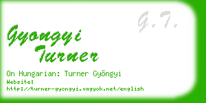 gyongyi turner business card