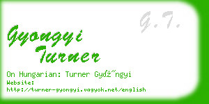 gyongyi turner business card